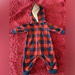 Carter’s Plaid footsie Sleep & Play 3Months